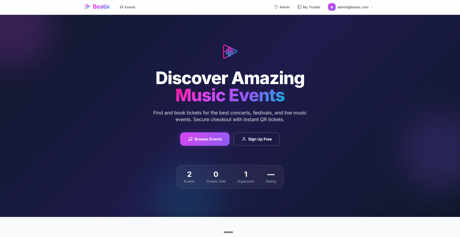 Beatix project screenshot